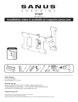 Sanus F107 Guía de instalación