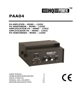 Velleman HQ Power PAA04 Manual de usuario