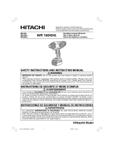 Hitachi WR 18DSHL Safety Instructions And Instruction Manual