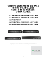 Comelit AHDVR160 Series Quick Manual