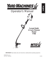 MTD Y700 Manual de usuario