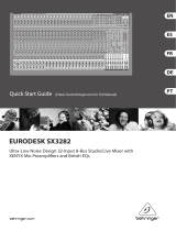 Behringer EURODESK SX3282 Guía de inicio rápido