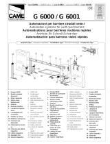 CAME G4000 Manual de usuario