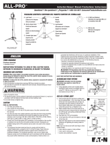 Eaton ALL-PRO WL2540LST LED worklight Manual de usuario