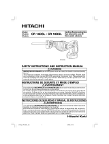 Hitachi CR 18DSL Manual de usuario
