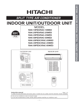 Hitachi RAC-18WED Manual de usuario