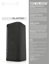 Reloop Groove Blaster BT Portable Bluetooth Speaker El manual del propietario