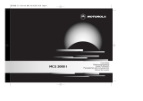 Motorola MCS 2000 I Manual de usuario