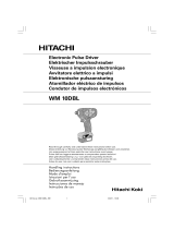 Hitachi WM 10DBL Instrucciones de operación