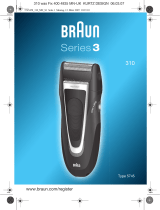 Braun series 3 310 Manual de usuario