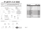 Hunter Fan 23833 Parts Guide