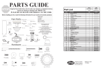 Hunter Fan 23808 Parts Guide