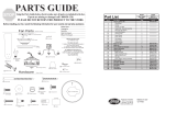 Hunter Fan 23785 Parts Guide