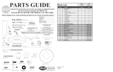 Hunter Fan 23780 Parts Guide