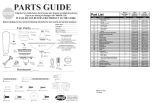 Hunter Fan 23768 Parts Guide