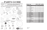 Hunter Fan 23486 Parts Guide