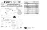 Hunter Fan 23483 Parts Guide
