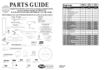 Hunter Fan 23272 Parts Guide