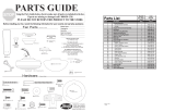 Hunter Fan 25480 Parts Guide