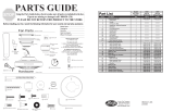 Hunter Fan 28199 Parts Guide
