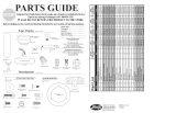 Hunter Fan 28017 Parts Guide