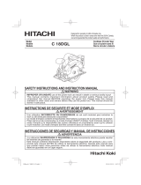 Hitachi C 18DGL Manual de usuario