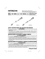 Hitachi CG 36DL Manual de usuario