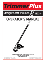 MTD TrimmerPlus SS725r Manual de usuario