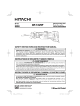 Hitachi CR 13VST Safety And Instruction Manual