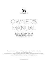 Monogram ZISB360DPII El manual del propietario