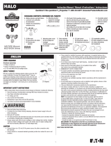 Eaton Halo MS276RD doppler radar floodlight Manual de usuario