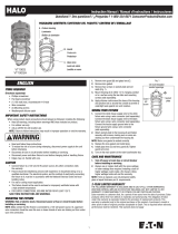 Eaton Halo VT100 vapor tight floodlight Manual de usuario