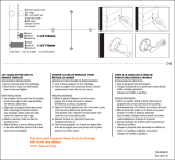 Schlage Home Front by – Non-Turning Knobs and Levers Guía de instalación