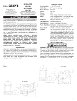 Little GIANT 9E-CIA-RFS Manual de usuario