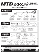 MTD MP425 Manual de usuario