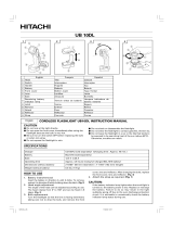 Hitachi UB 10DL Manual de usuario