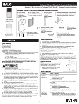 Eaton Halo FW26PC fluorescent wall pack Manual de usuario