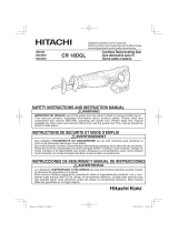 Hitachi CR 18DGL Manual de usuario