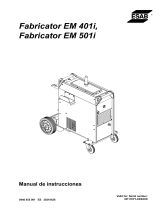 ESAB Fabricator EM 401i, EM 501i Manual de usuario