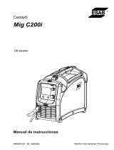 ESAB Caddy® Mig C200i Manual de usuario