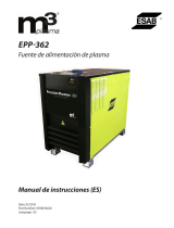 ESAB m3® Plasma EPP-362 Plasma Power Source Manual de usuario
