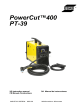 ESAB PowerCut™400 PT-39 Manual de usuario