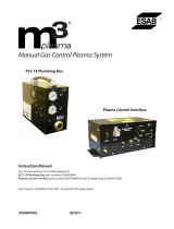 ESAB m3® Plasma Manual Gas Control Plasma System Manual de usuario