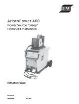 ESAB AristoPower 460 Power Source "Sleep" Option Kit Installation Manual de usuario