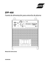 ESAB EPP-400 Plasma Power Source Manual de usuario