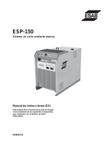 ESAB ESP-150 Plasma Cutting System Manual de usuario