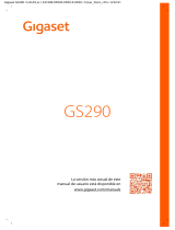 Gigaset Booklet Case SMART (GS290) Guía del usuario