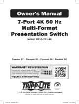 Tripp Lite 7-Port 4K 60 Hz Multi-Format Presentation Switch El manual del propietario