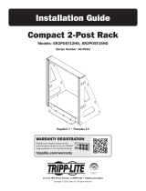 Tripp Lite Compact 2-Post Rack El manual del propietario