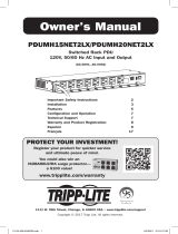 Tripp Lite TRIPP-LITE PDUMH15NET2LX Switched Rack PDU El manual del propietario